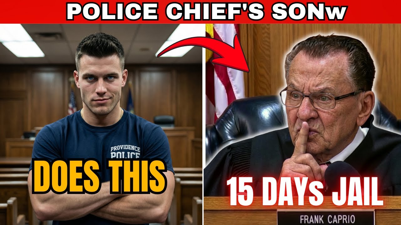 Judge Caprio STOPS Court When Police Chief's Son Does THIS to Veteran