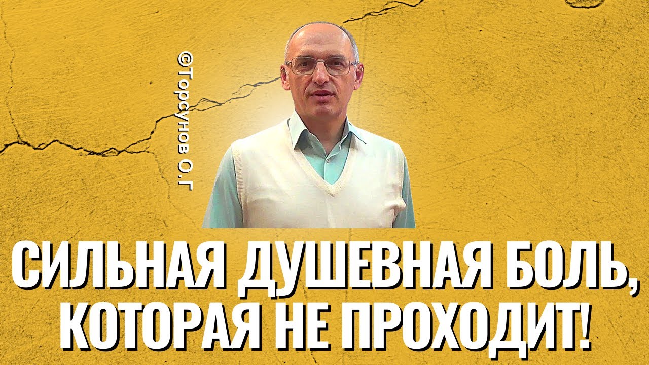 Сильная душевная боль, которая не проходит! Торсунов лекции