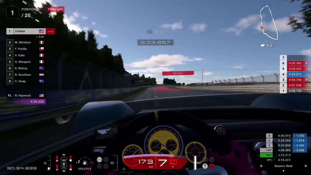 Gt7: 24 Heures du Mans racetrack || BVLGARI Aluminium VGT  ((Road to $25Million))