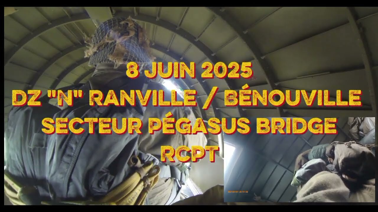 8 juin 2025. Secteur Pegasus Bridge en Normandie. DZ 