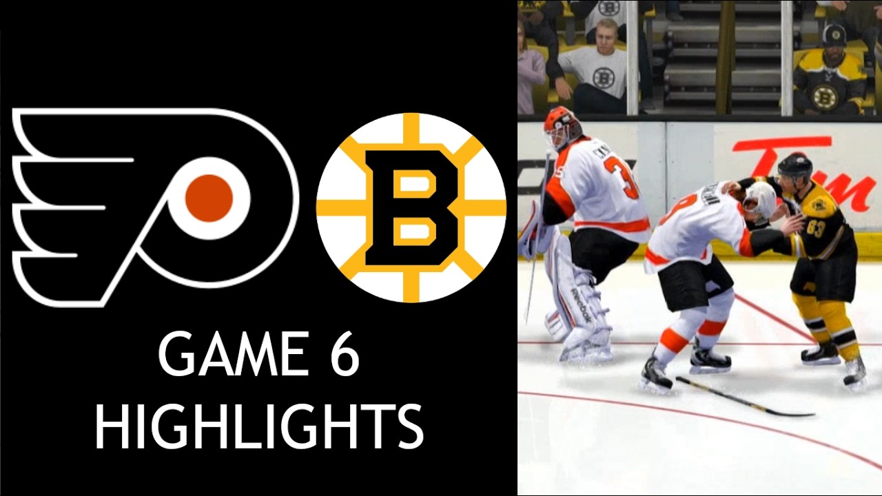 Round 1, Game 6 - Flyers @ Bruins - NHL 14 Predictions