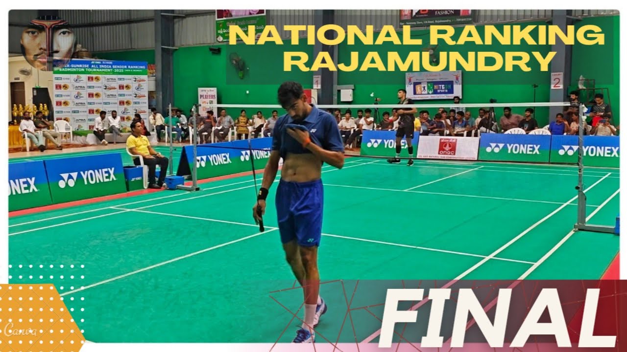 BHARAT RAGHAV VS RAVI:YONEX SUNRISE ALL INDIA RANKING TOURNAMENT RAJAMUNDRY 2025