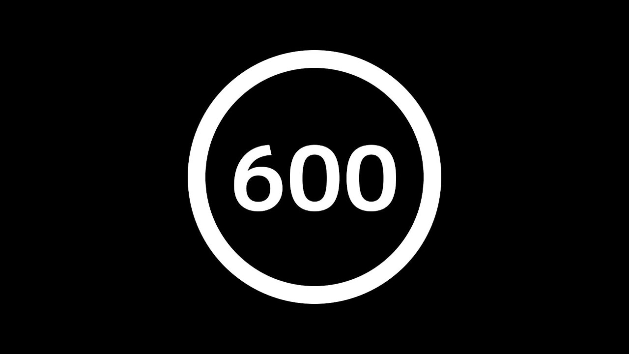 600 seconds timer