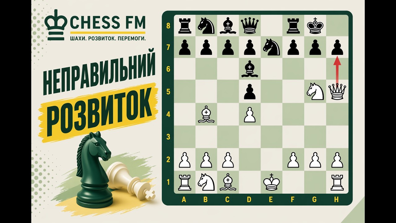 Ти розвиваєш фігури неправильно — і партія розвалюється | Помилки №2