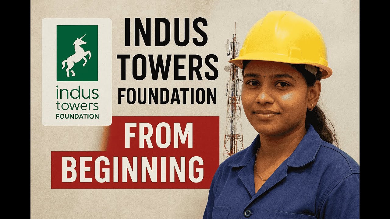 Indus Towers Foundation from Beginning!🥱 #tower #industower #airtel #trending #viralv #construction 