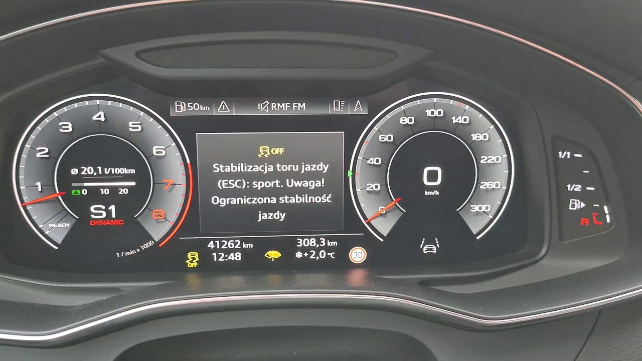 AUDI A7 55 TFSI 340hp / 500nm ACCELERATION  0 - 100  4,8 sek