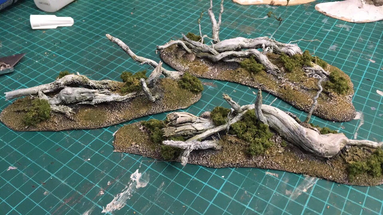 Cheap and Easy Obstacles Terrain using tree roots (Dead Trees)