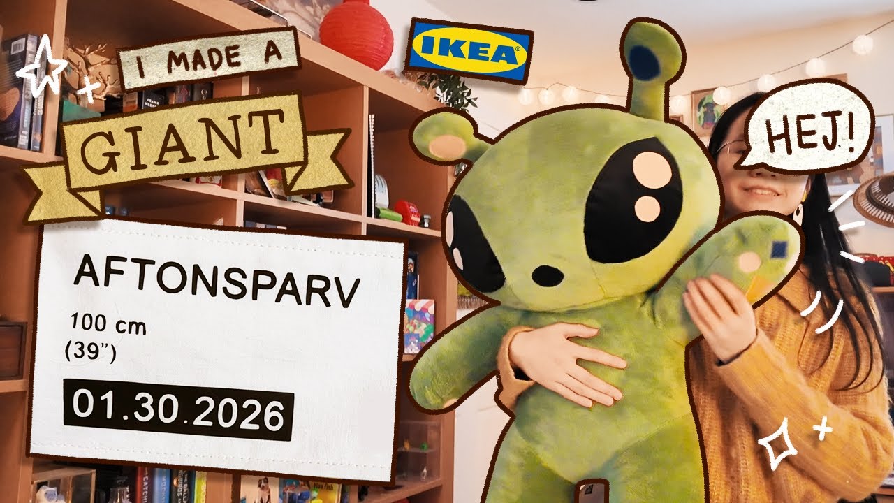Я сделал ГИГАНТСКОГО ПРИШЕЛЬЦА ИЗ ИКЕА 🧵👽✨