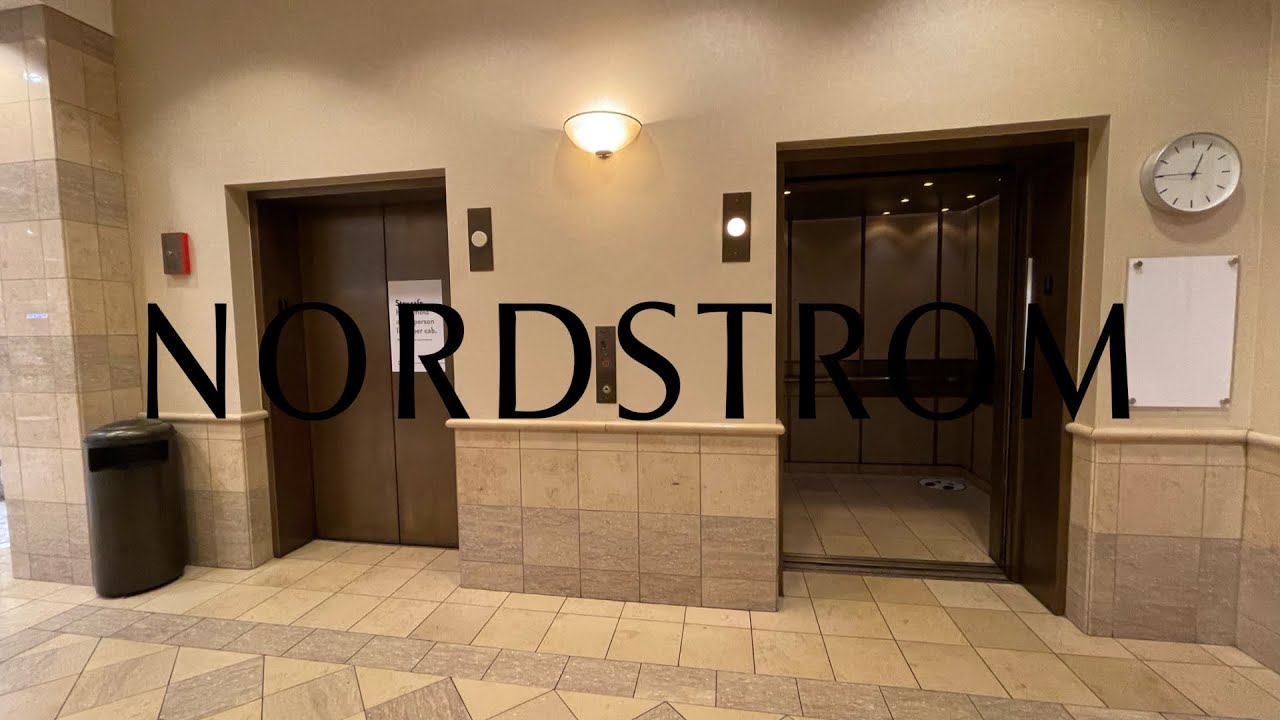 Schindler RT traction elevators at Nordstrom, Woodfield Mall, Schaumburg Illinois