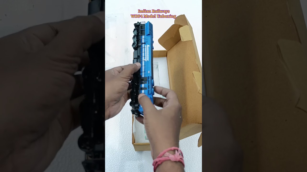 Indian Railways WDP4 Model Unboxing | Miniature Trains | train video #shorts #indianrailways #train