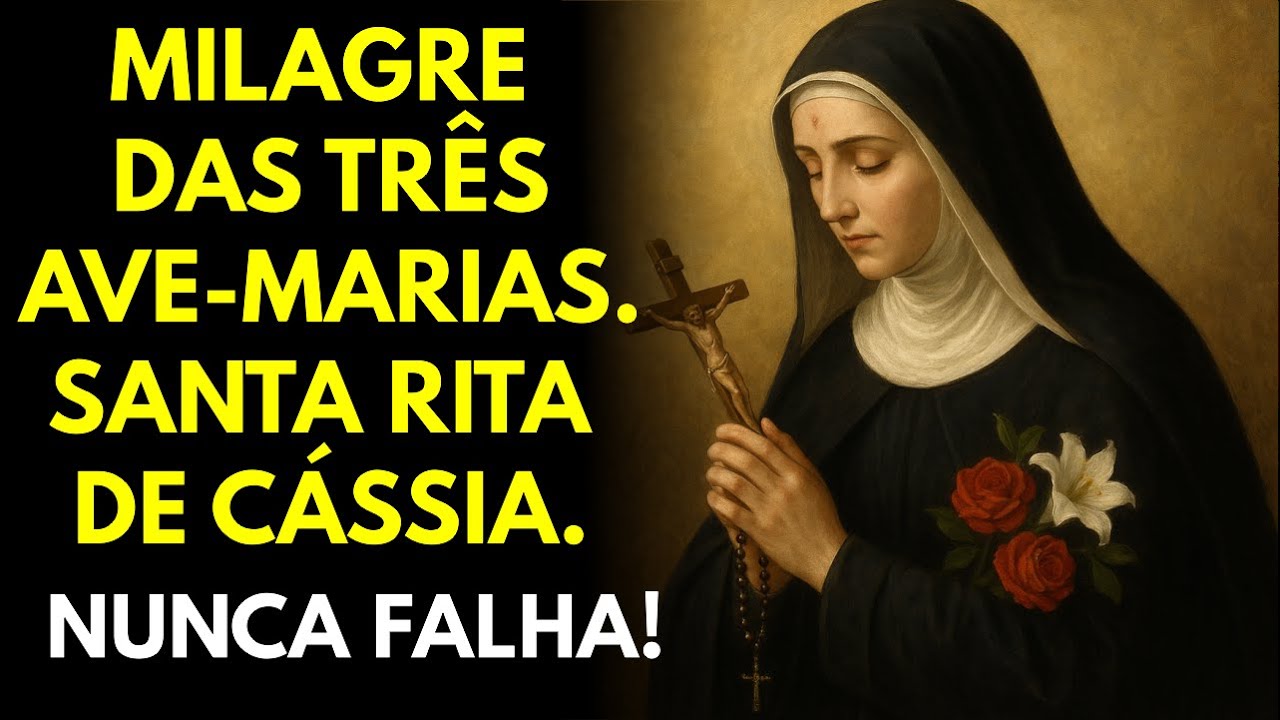 Milagre das 3 Ave-Marias: Faça Seus 3 Pedidos a Santa Rita de Cássia