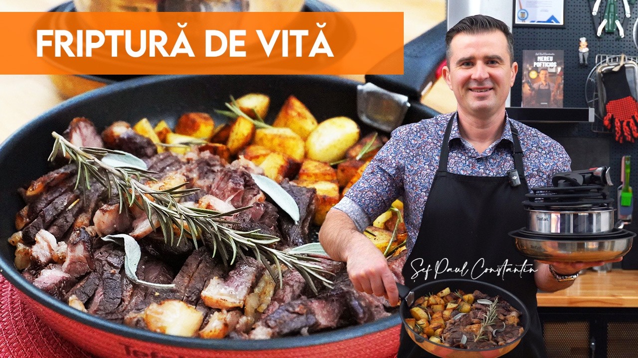 🥩 Tefal Ingenio Emotion + friptură de vită = control total în bucătărie 🔥✨ Șef Paul Constantin