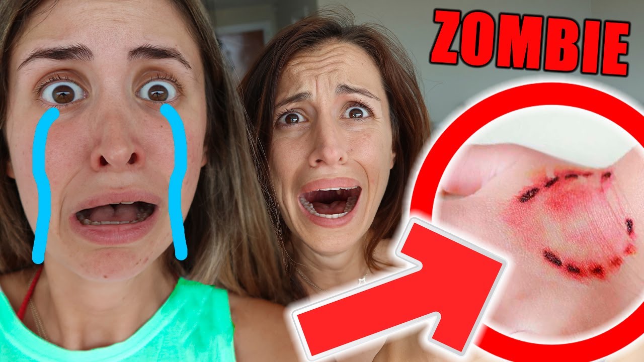 LE CUENTO A MI HERMANA QUE UN ZOMBIE ME MORDIÓ!!