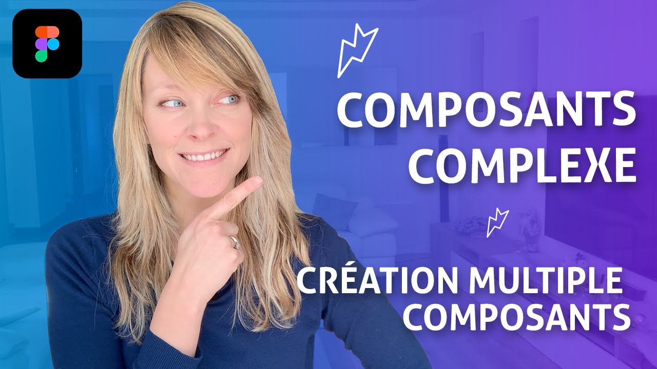 Figma tutoriel - Composants complexe navigation - Créer de multiple composants - librairie Icons