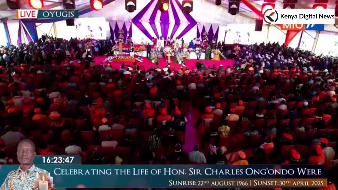 JOWI! Raila Odinga & Ajiki Chant a Luo Dirge in honour of Late Ong'ondo Were!!