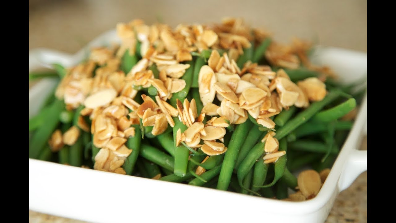 Buttery Green Beans with Toasted Almonds | Byron Talbott