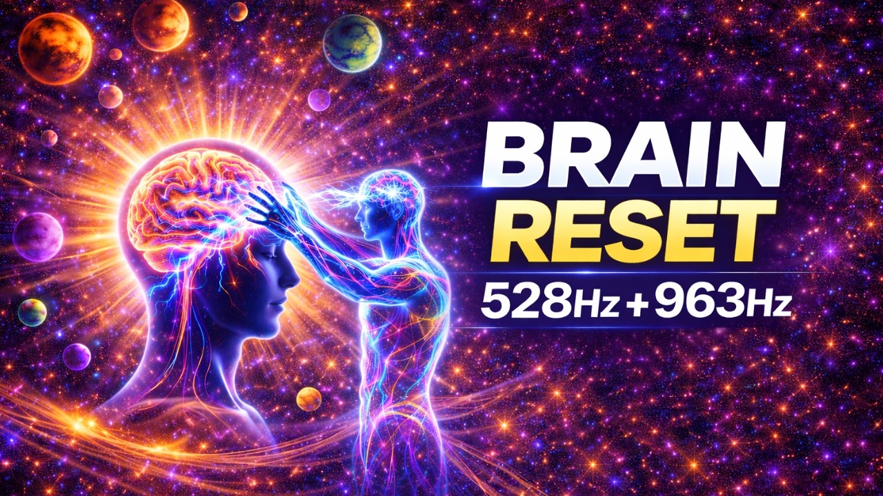 🧠Brain Reset & DNA Healing Frequency | 432Hz Alpha Waves Repair Body & Release Stress 🧠✨