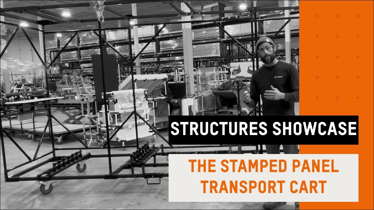 🌟 The Stamped Panel Transport Cart | Structure showcase
