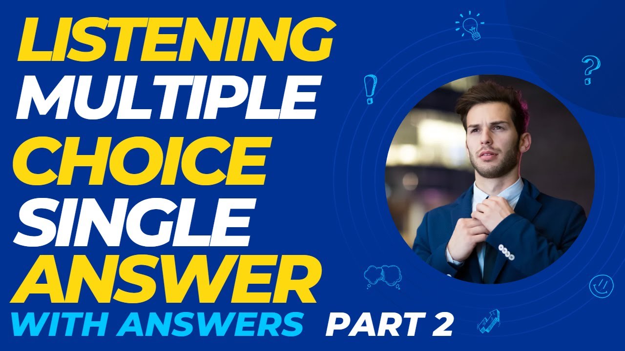 PTE Listening - Multiple Choice Single Answer With Answers | Most Repeated | Mock Test 2