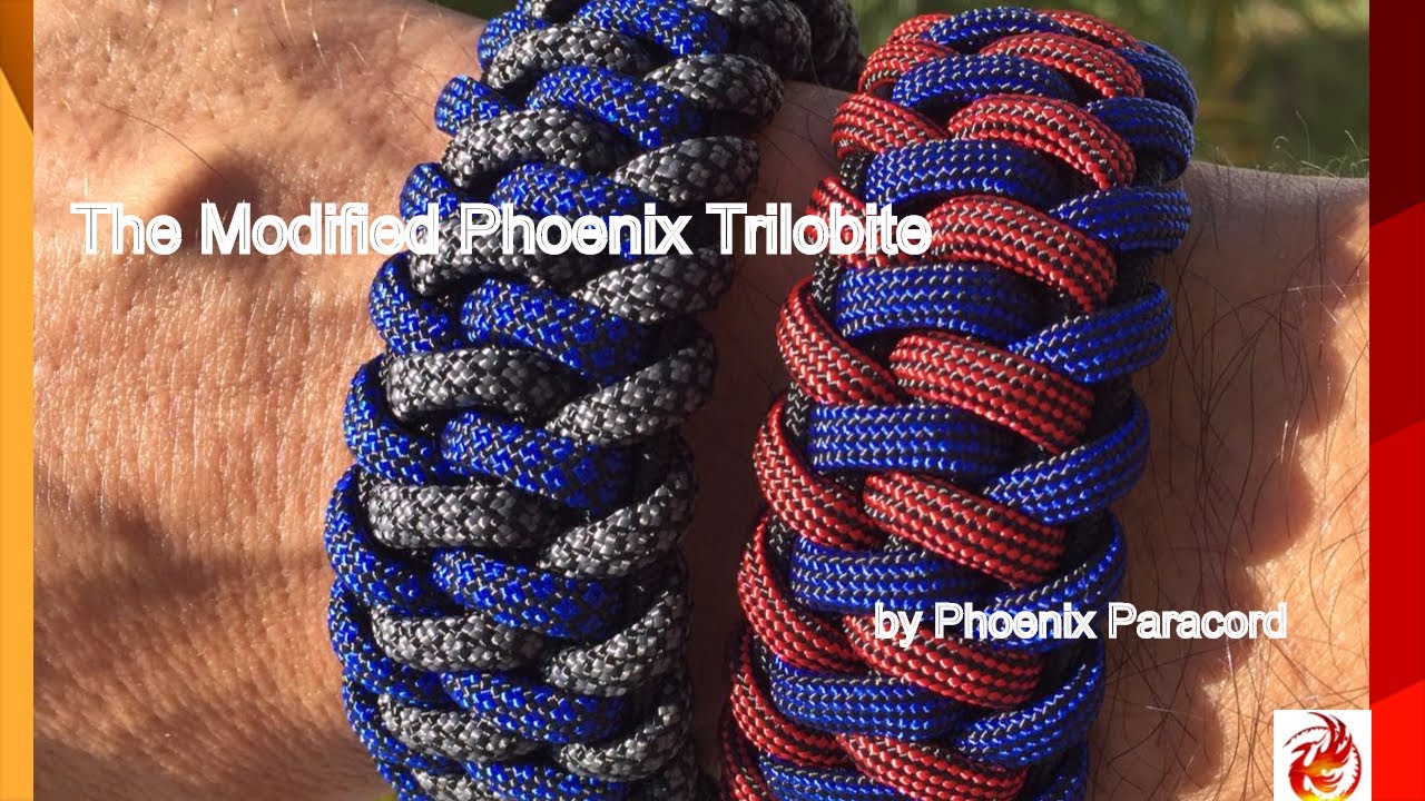 The Modified Phoenix Trilobite Paracord Bracelet by Victor Torres/Pinoyparacordist21 Mad Vic style