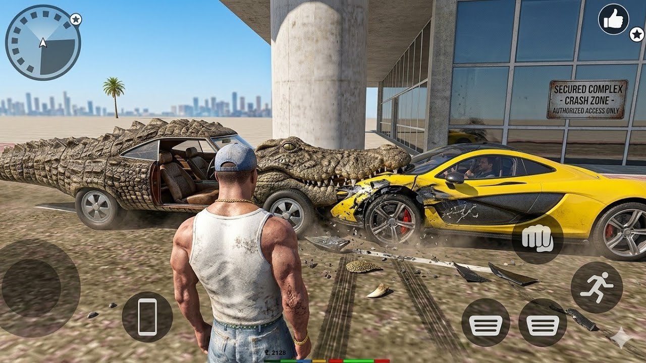 Dangerous Beast Car Destroys Sports Car!&rdquo;#youtube #games 