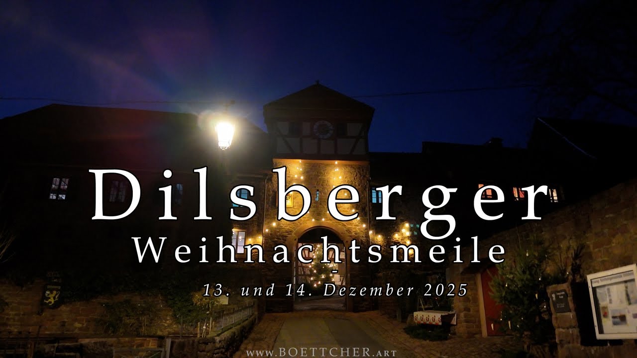 Dilsberger Weihnachtsmeile am 13. und 14. Dezember 2025