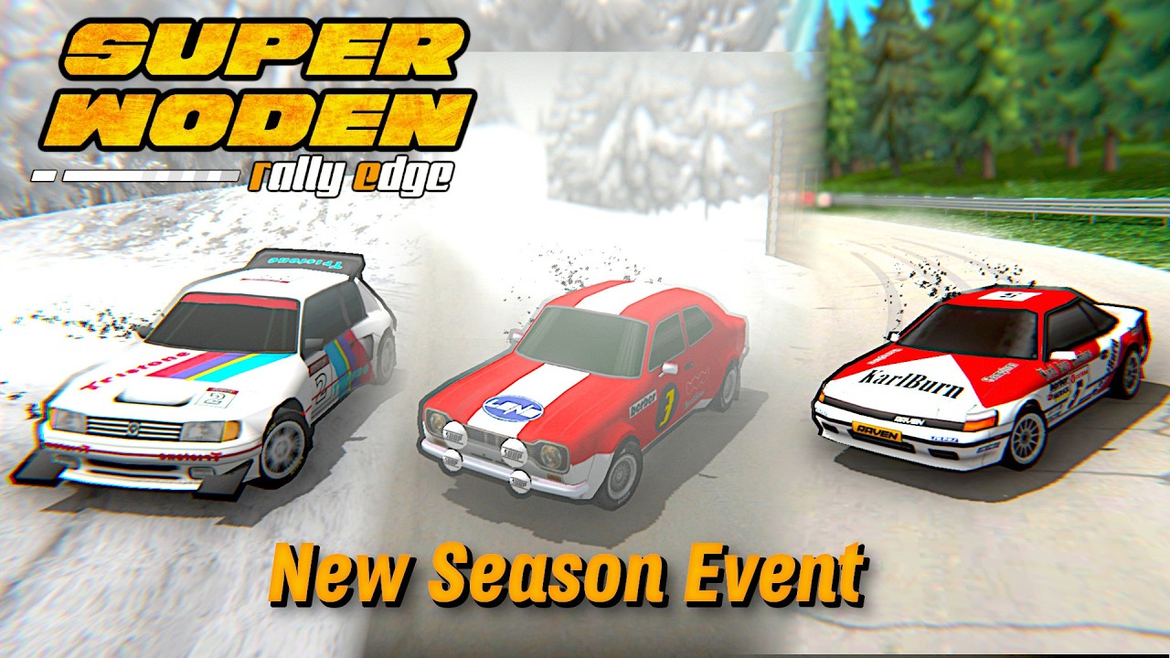 Super Woden Rally Edge – New Season Events | Peugeot 205 | Ford Escort Mk1 | Toyota Celica  Sr165