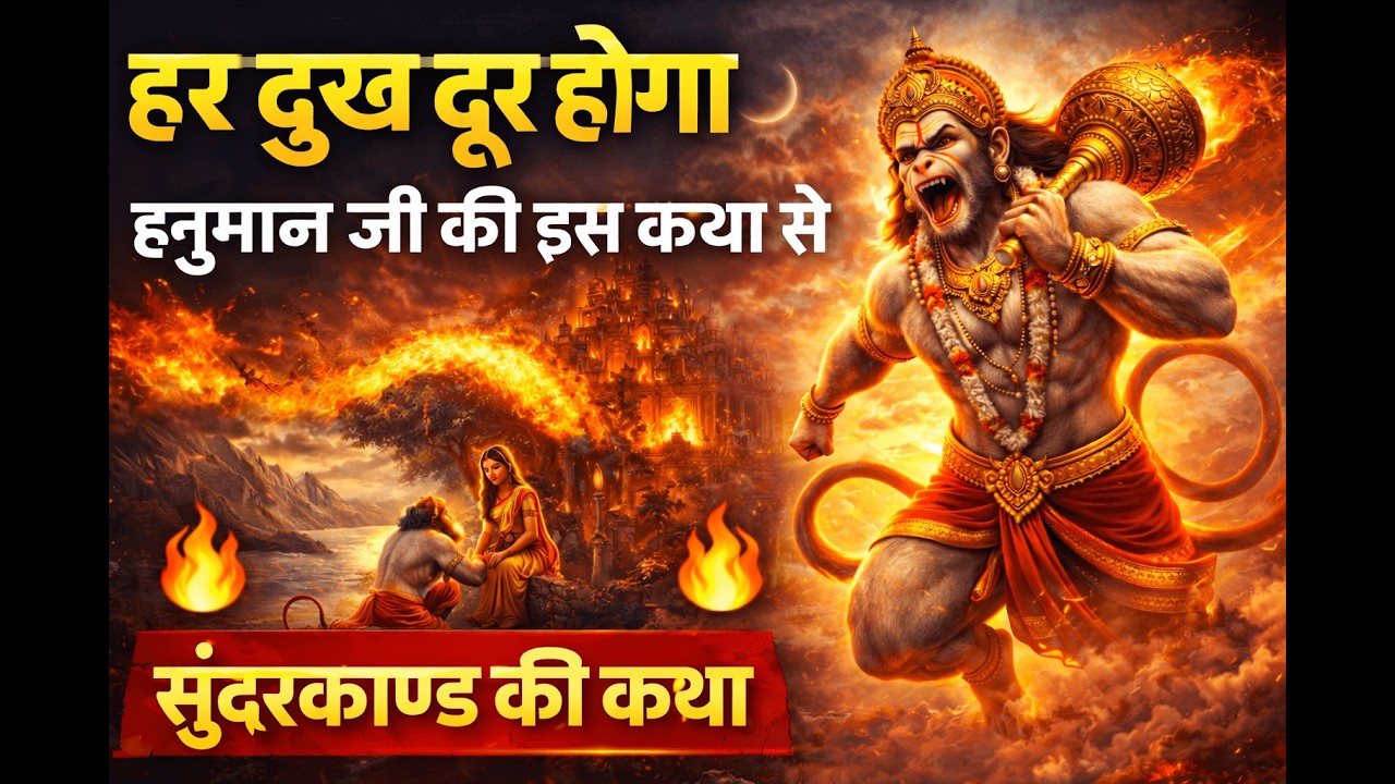 हर दुःख दूर होगा हनुमान जी की इस कथा से – सुन्दरकाण्ड की पावन गाथा | मंगलवार कथा  | Premanand ji