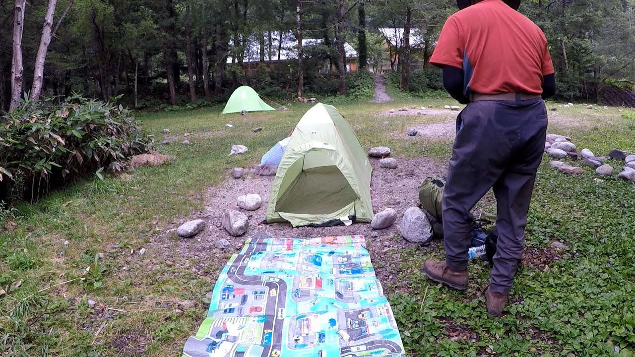【テント泊登山4泊5日+1日(?)】槍ヶ岳 北穂高岳 縦走・28Lザック 9.5kg +水　その１.横尾山荘キャンプ
