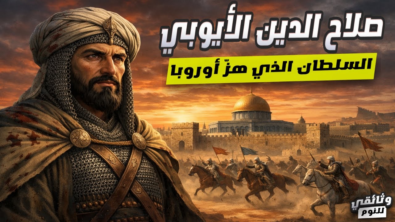 من الطفولة إلى تحرير القدس… قصة صلاح الدين الأيوبي كاملة | وثائقي للنوم