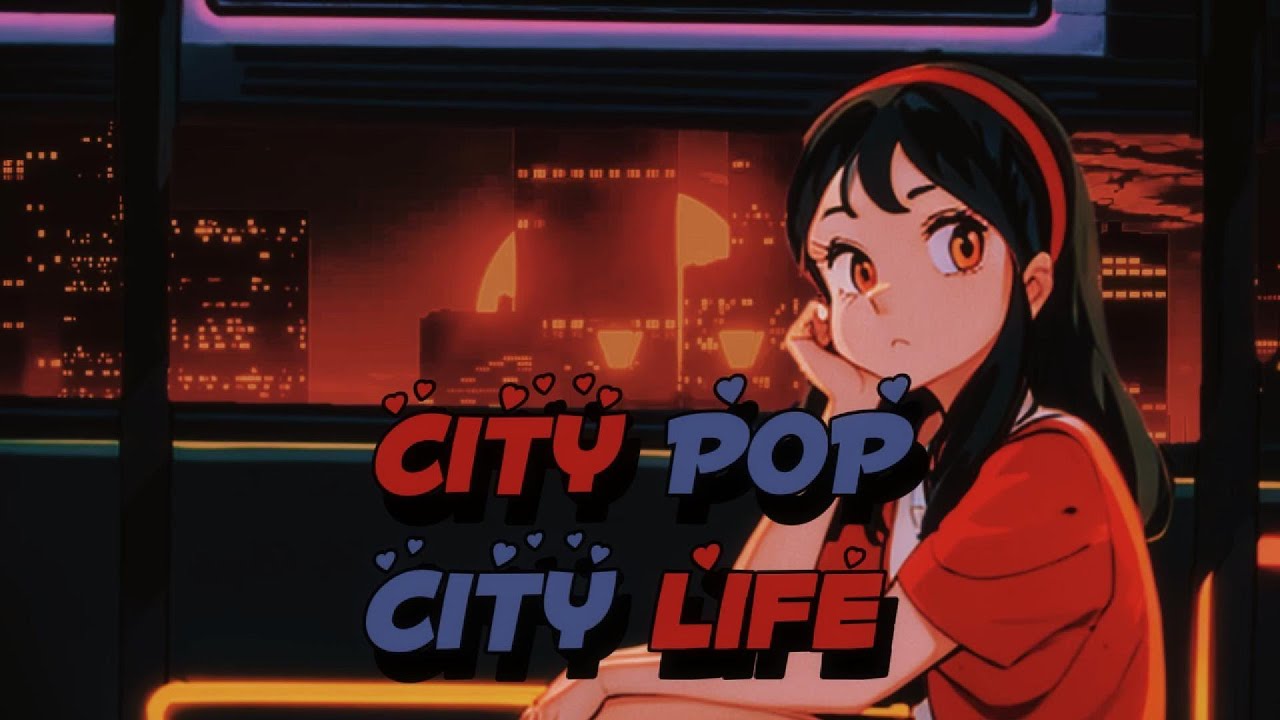 🌈CityPop Playlist, Retro City Pop/Synthpop Instrumental 🚗 