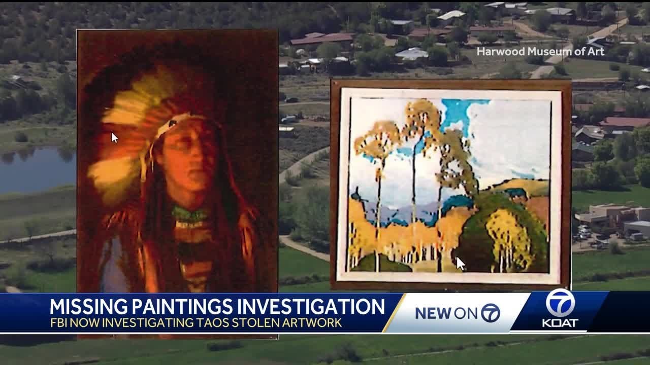 FBI joins investigation into stolen paintings from Taos