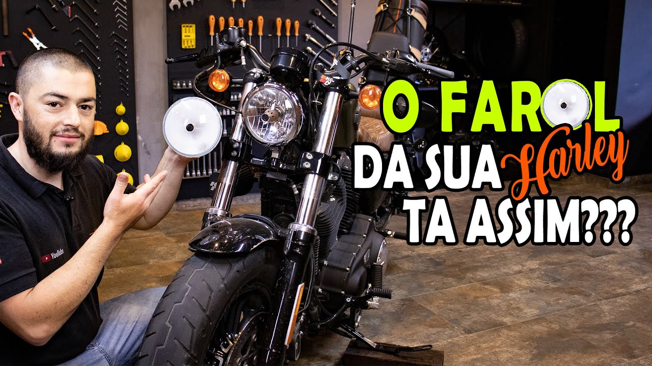 Veja como deixar o farol da sua Harley NOVO denovo