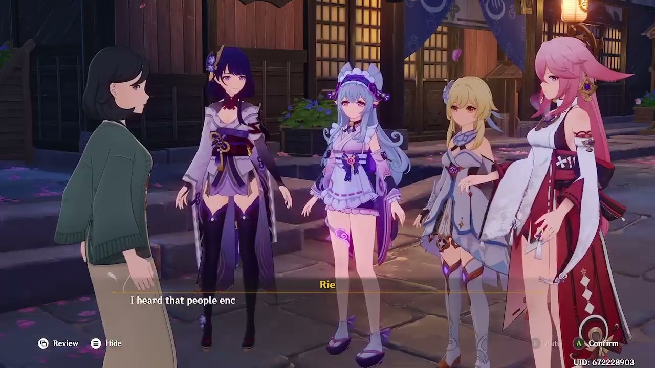 A Doppelganger in Inazuma City? | Genshin Impact 5.4 Mikawa Flower Festival Cutscene