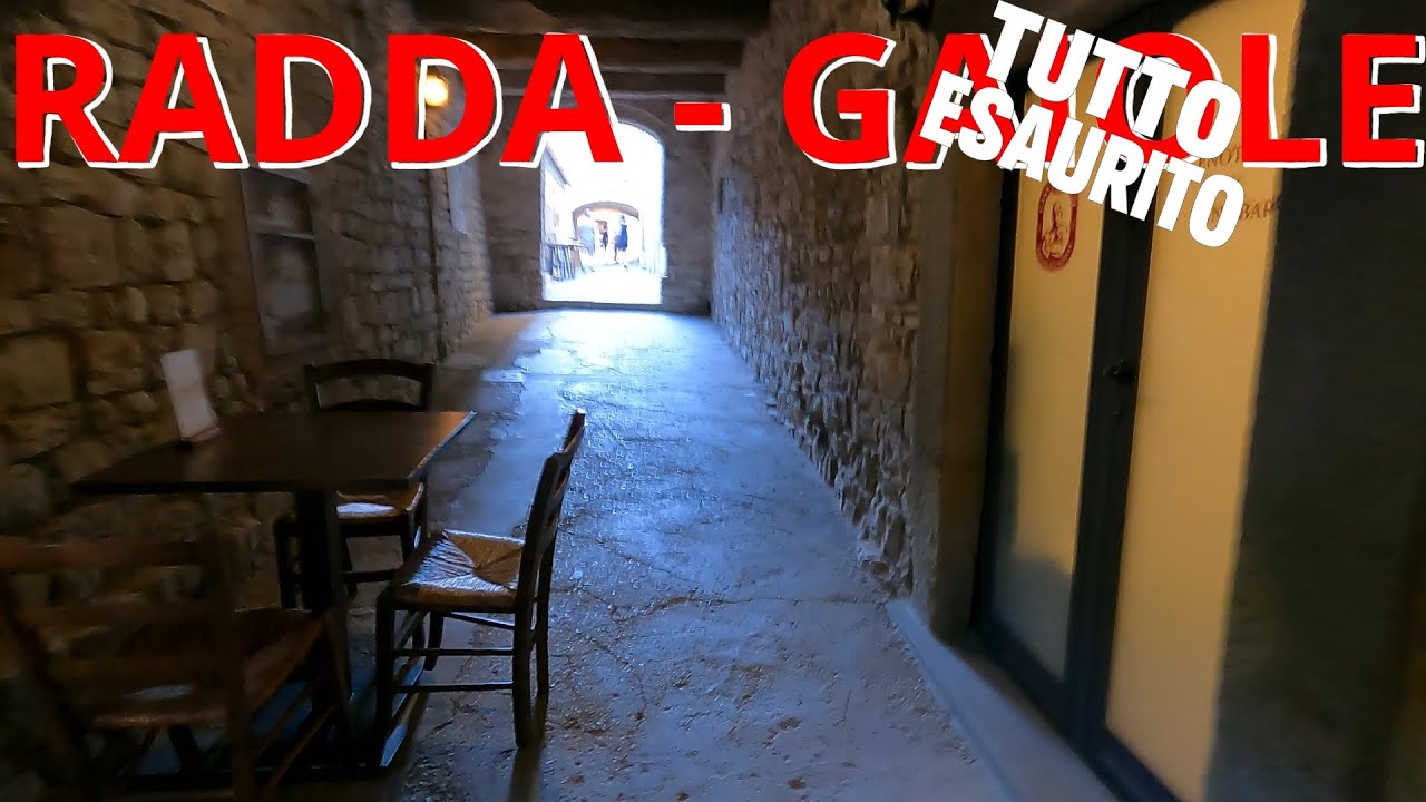 VALLE DEL CHIANTI IN CAMPER | TAPPE RADDA e GAIOLE