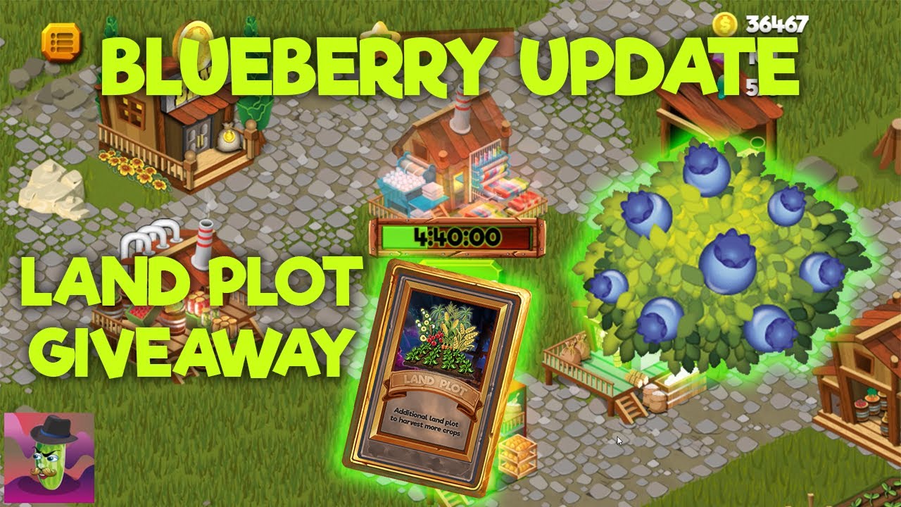 Veggies Farm NFT Game - Обновление Blueberry Update - Розигрыш Land Plot!!! - Новая НФТ игра