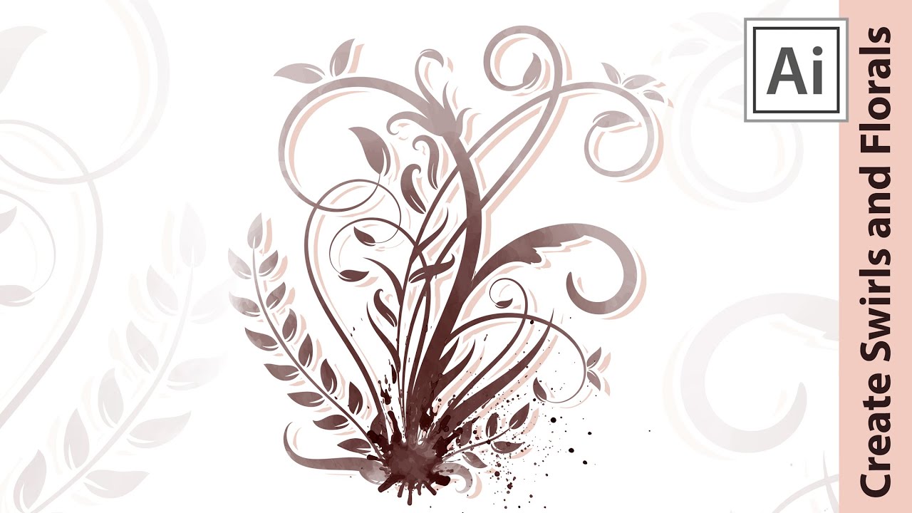 Design a Floral Flourish Branch in Adobe Illustrator