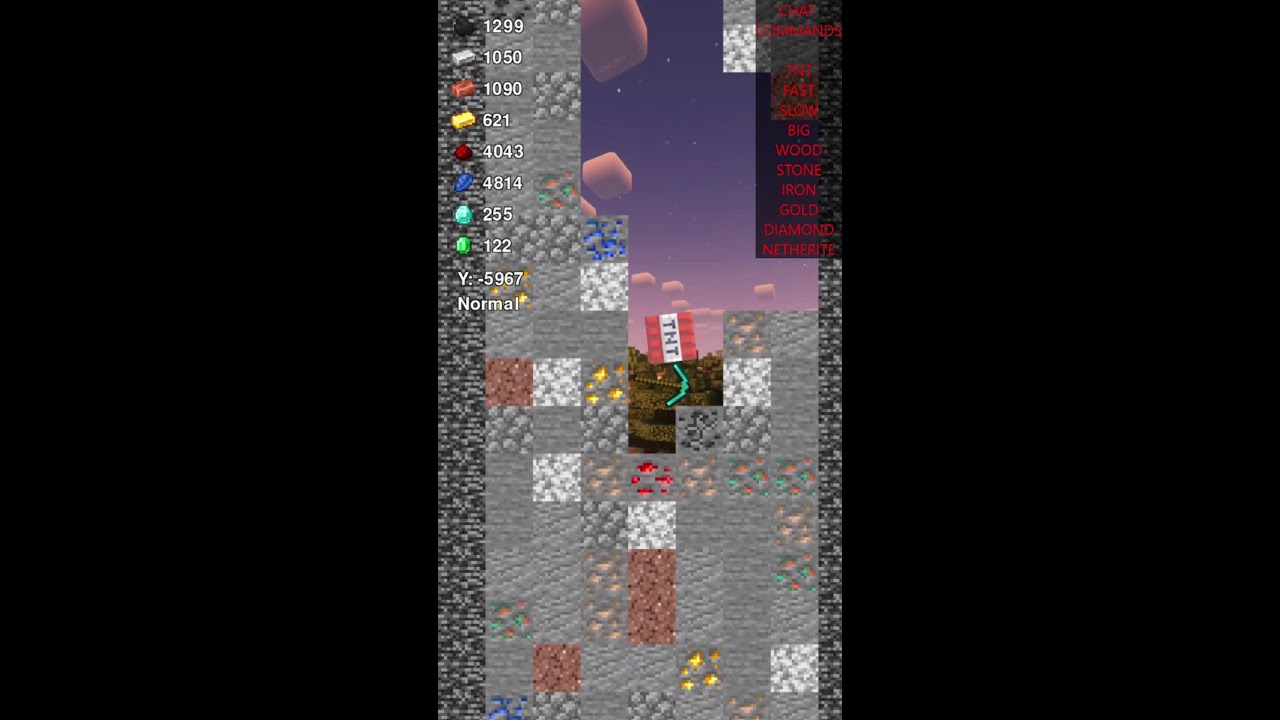 ⚡ Interactive Falling Pickaxe LIVE | Chat Plays the Game!