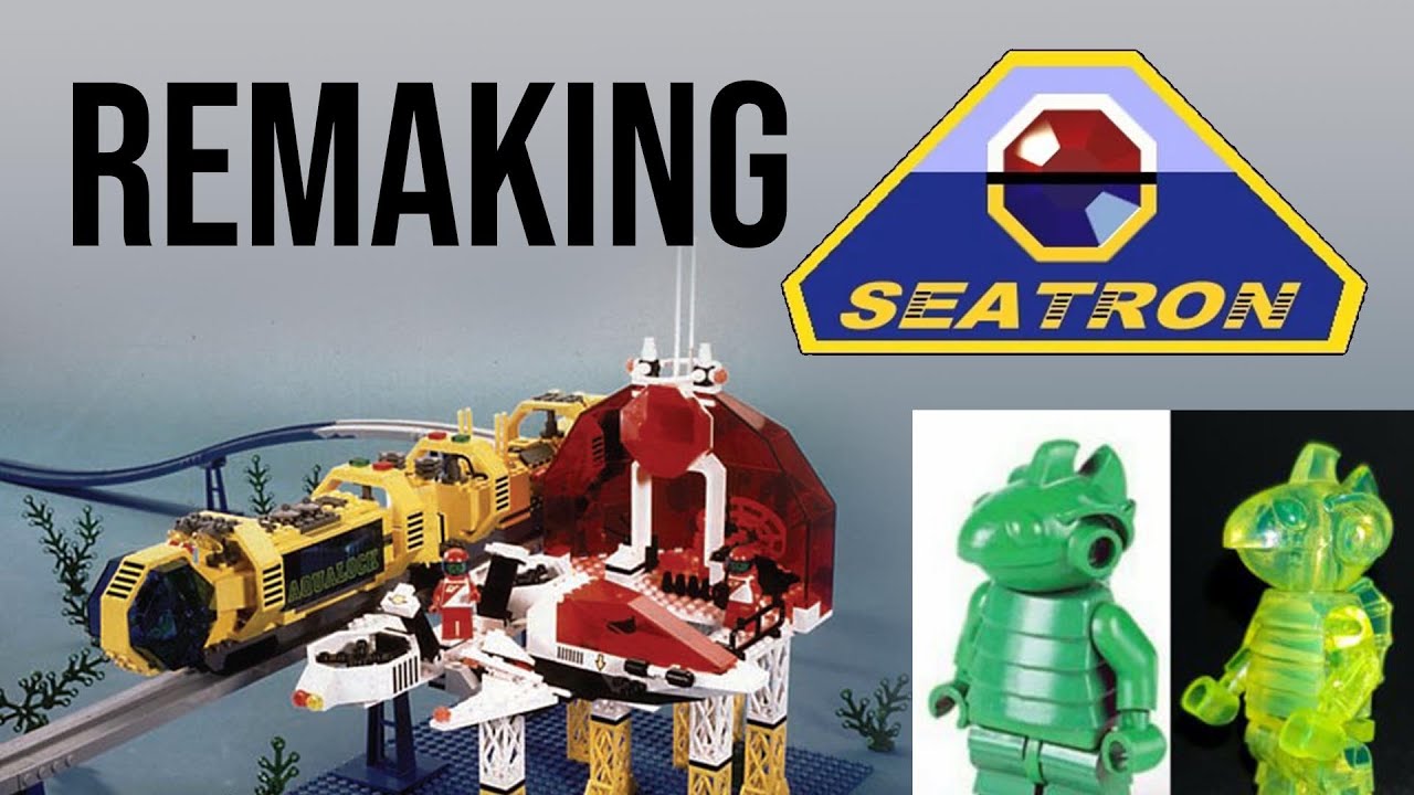 Remaking SEA-TRON! The mysterious unreleased LEGO(R) Theme. BTS, 110.