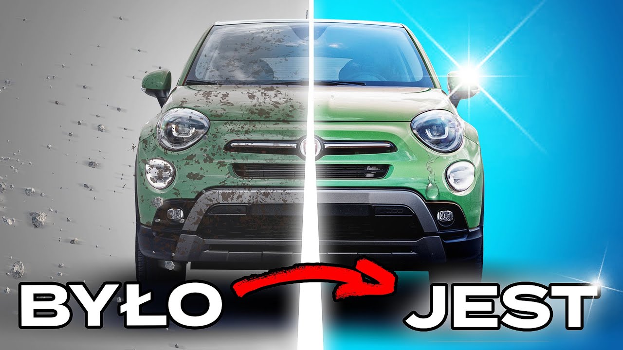 MYCIE DETAILINGOWE za 2000 złotych FIAT 500 - krok po kroku! | Team Połysku Vlog | ODC5
