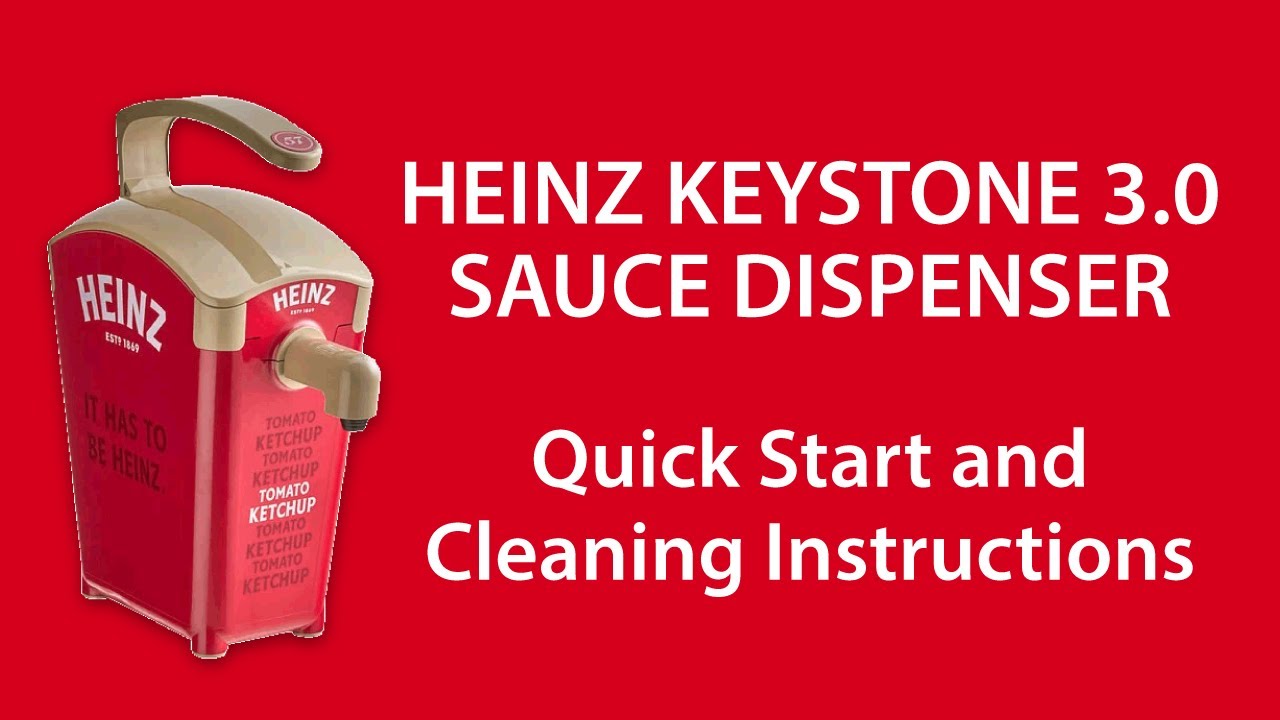 Heinz Keystone 3.0 Sauce Dispenser | Quick Start and Cleaning Video