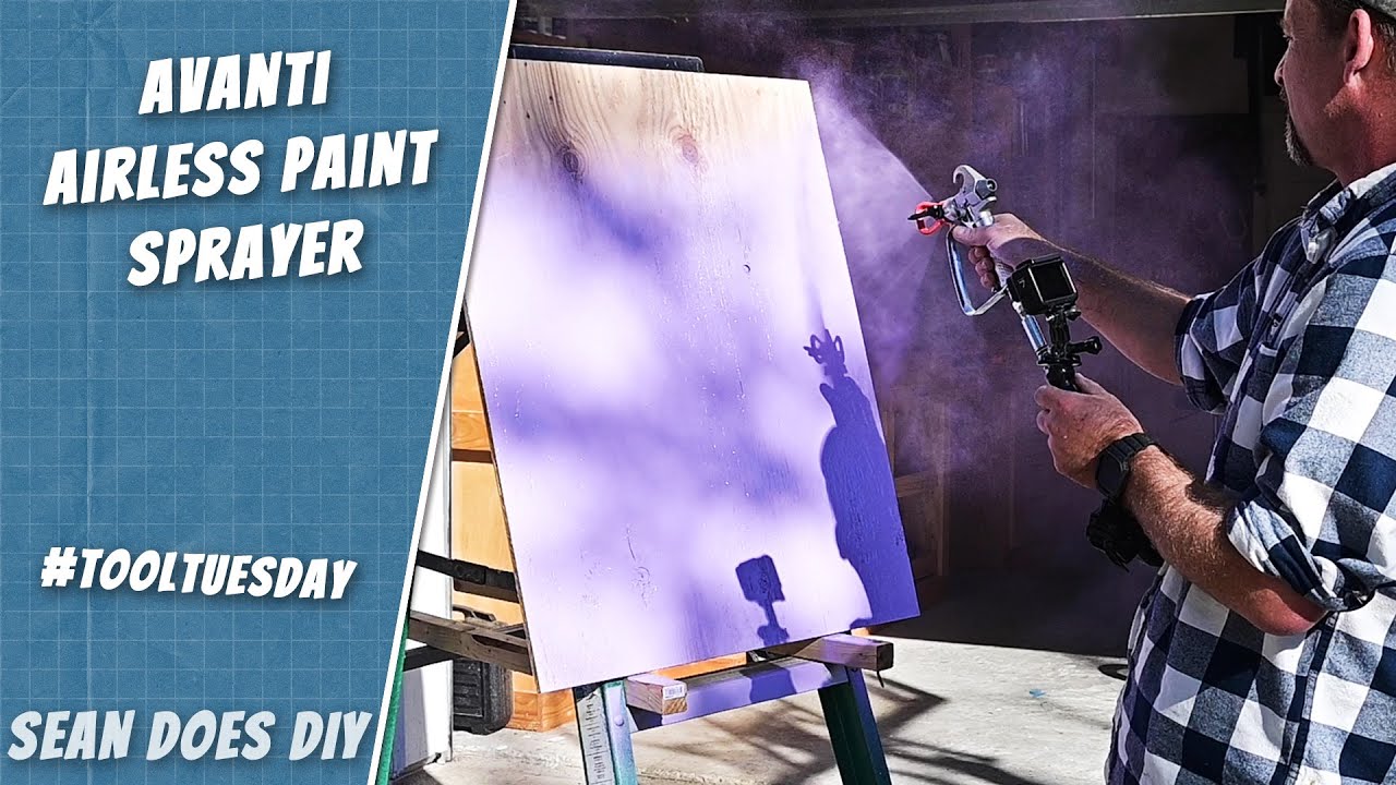 Ознакомьтесь с испытаниями безвоздушного краскораспылителя Avanti AV-APS1, включая очистку!