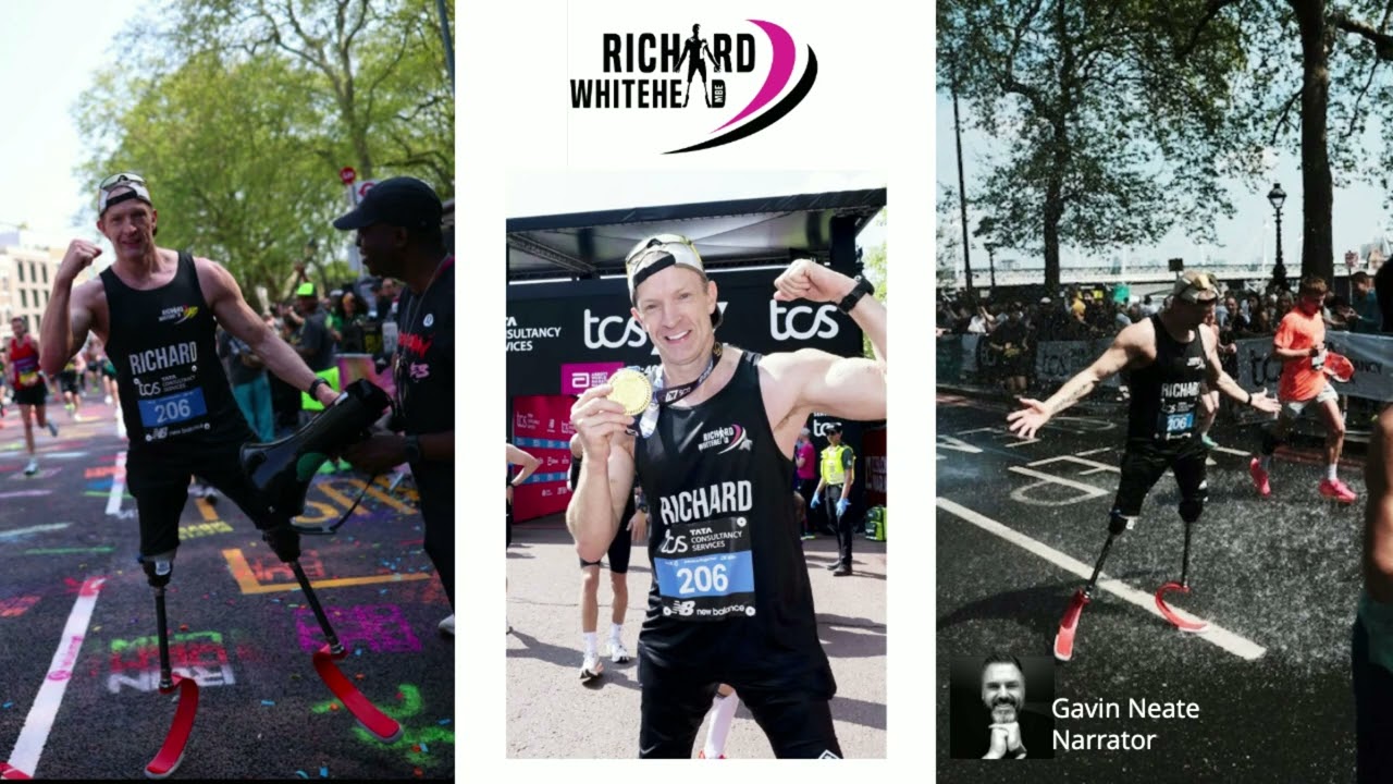Richard Whitehead MBE Paralympic Gold Medalist Marathon Runner answers questions from PhysioPod® UK