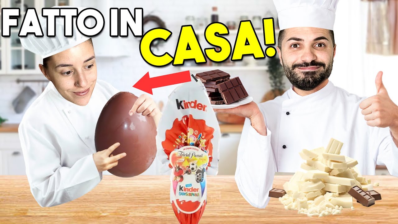 ABBIAMO CREATO L'UOVO KINDER IN CASA 🐣