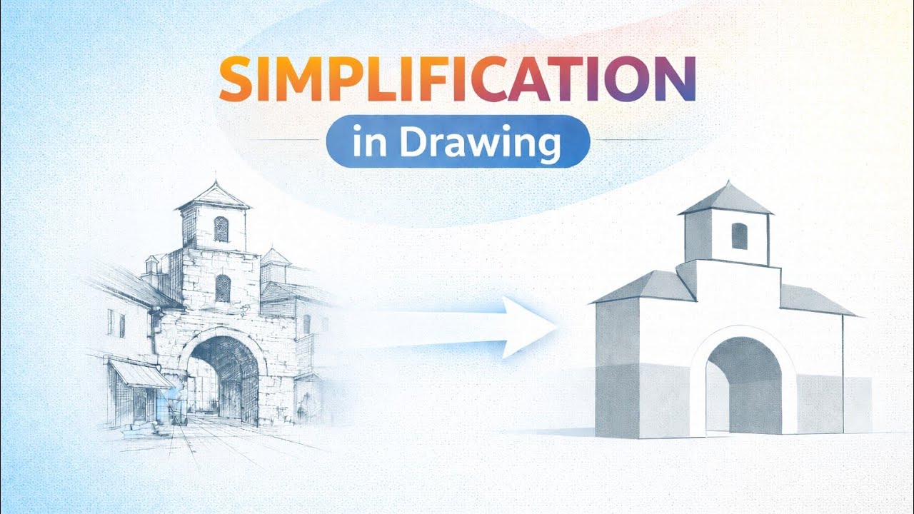 Simplification in drawing 