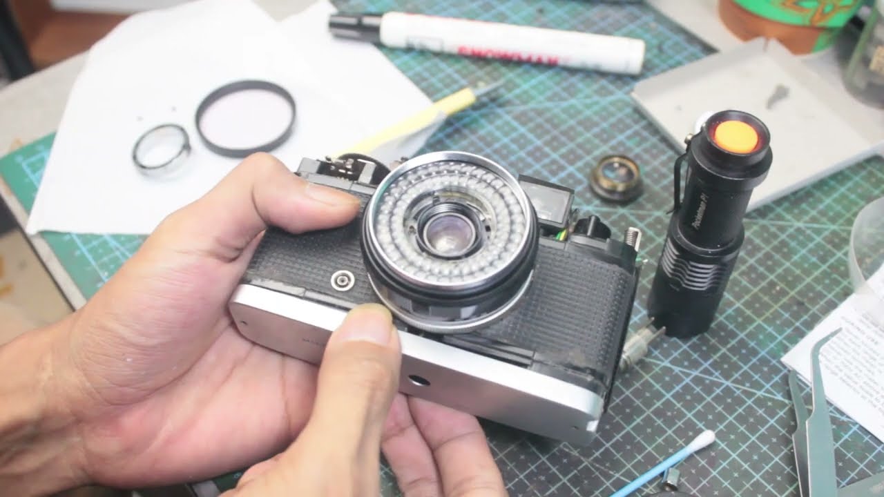 Perbaiki Sendiri Kamera Analog Point and Shoot Olympus Trip 35