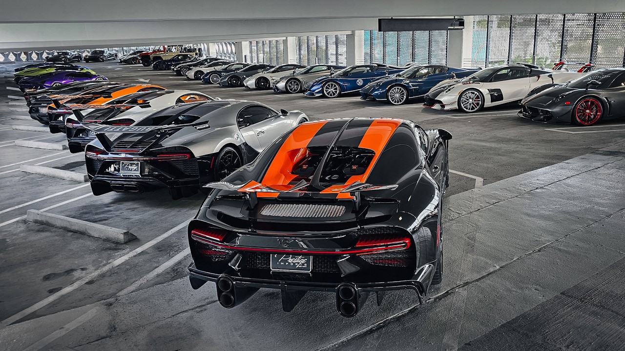 Lamborghini SIAN, TEMERARIO, Chiron Pur Sport, X-Bow GT-XR | HYPERCARS in the Miami Design District