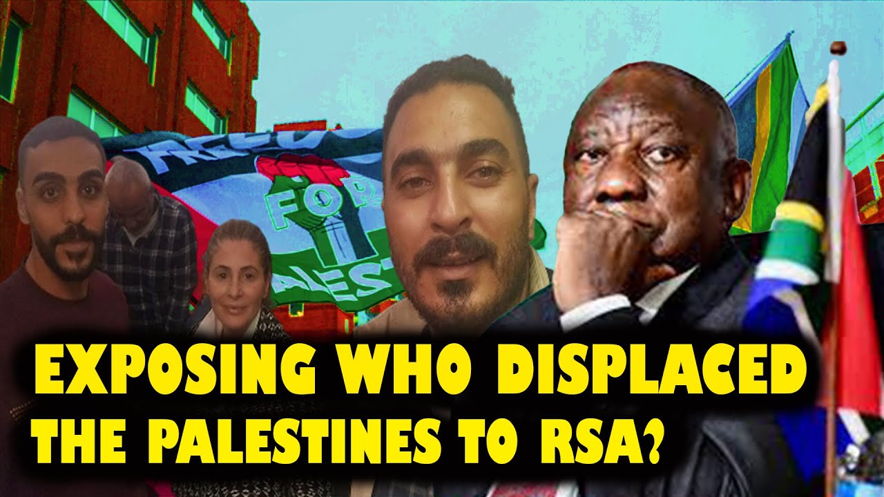 SOUTH AFRICA EXPOSES THE ORGANISATION FOR DISPLACING THE PALESTINES FROM GAZA TO SOUTH AFRICA
