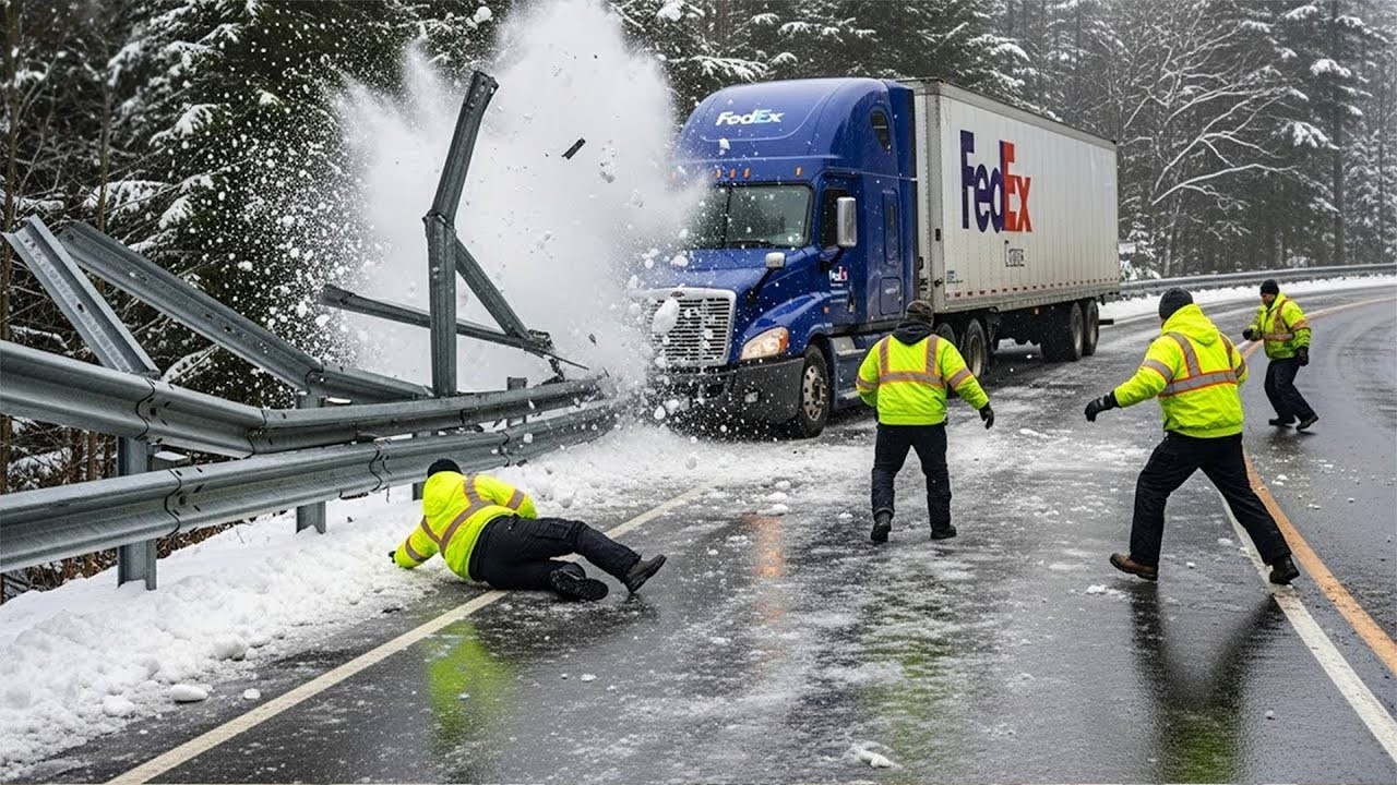Icy Road Madness Caught On Camera – Winter Crash #2
