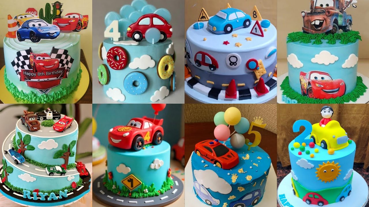🚗Car Cake Designs For Birthday Boy/Car Cake/Car Cake Design/Kids Birthday Cake/Birthday Cake Design